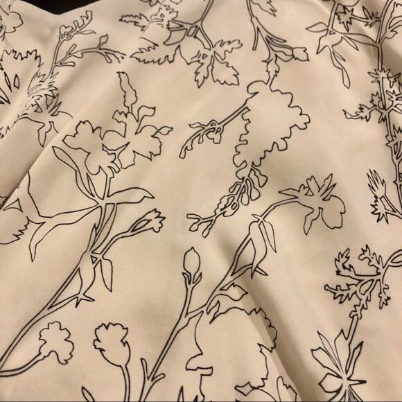 CLASSIQUES ENTIER Black & White Silk Sheath Dress Women's Size 6 - Picture 2 of 9